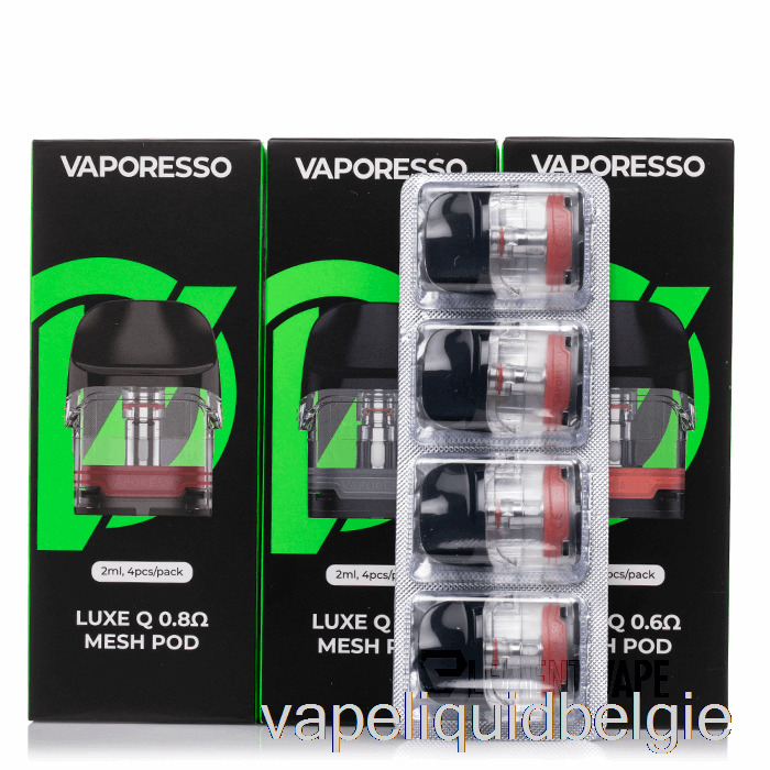 Vape Vloeistof Vaporesso Luxe Q Vervangende Pods 0.6ohm Luxe Q Pods (4-pack)